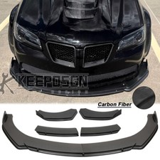 Carbon Fiber Front Bumper Lip Body Splitter For Pontiac G6 G8 Gto Grand Prix Carbon Fiber Front Bumper Lip Body Splitter For Pontiac G6 G8 Gto Grand Prix
