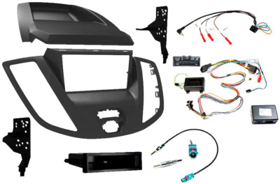 InCarTec FK-968/2 Ford Transit Euro 5 2013 - 2017 Double Din Stereo Fitting Kit