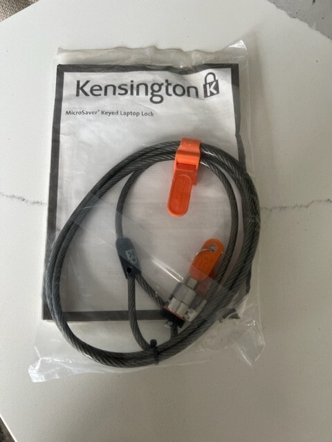 Genuine Kensington K64068F Microsaver Keyed Laptop/Notebook Locks