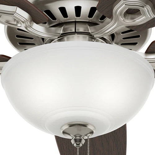Hunter 52" Builder Deluxe Traditional Casual Ceiling Fan w/ Light and Pull Chain - Picture 16 of 30
