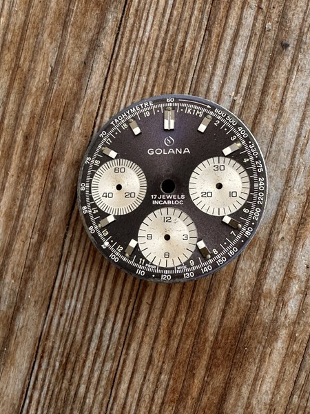 Vintage Golana Dial Valjoux 72 Very Good Condition