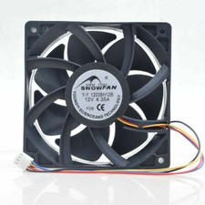 1PC SNOWFAN Y-Y12038H12B 12V 4.35A 12038 Ant 6000 rpm 4pin violent cooling fan