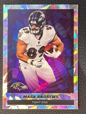 2021 Panini NFL Sticker And Card Collection Cracked Ice Foil #106 Mark Andrews
