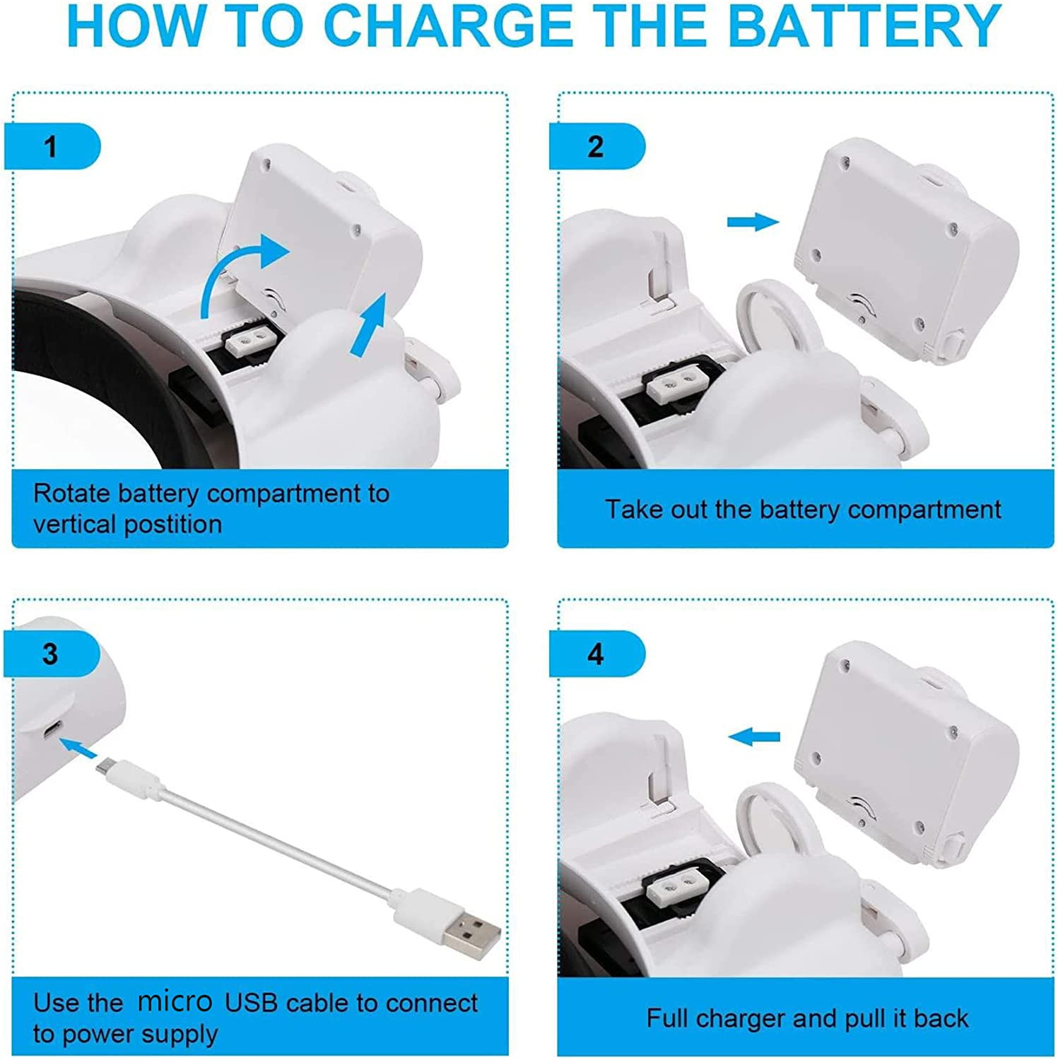 Headband Magnifying Glass with Light, Rechargeable Head Magnifying Glasses 