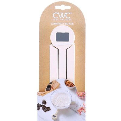 CWC Cook with Color COMPACT SCALE Digital LCD Display Max. 11-lbs. ~ New on Card