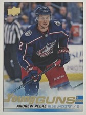 Andrew Peeke 2019-20 Upper Deck Young Guns Silver Foil Rookie RC #452