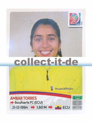 Panini Frauen WM World Cup 2015  - Sticker 249 - Ambar Torres