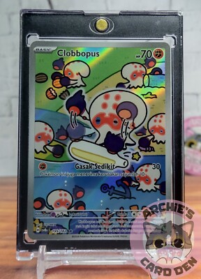 Pokemon Card Indonesia Clobbopus AR Foil SV8s 199/182 AR NEARMINT