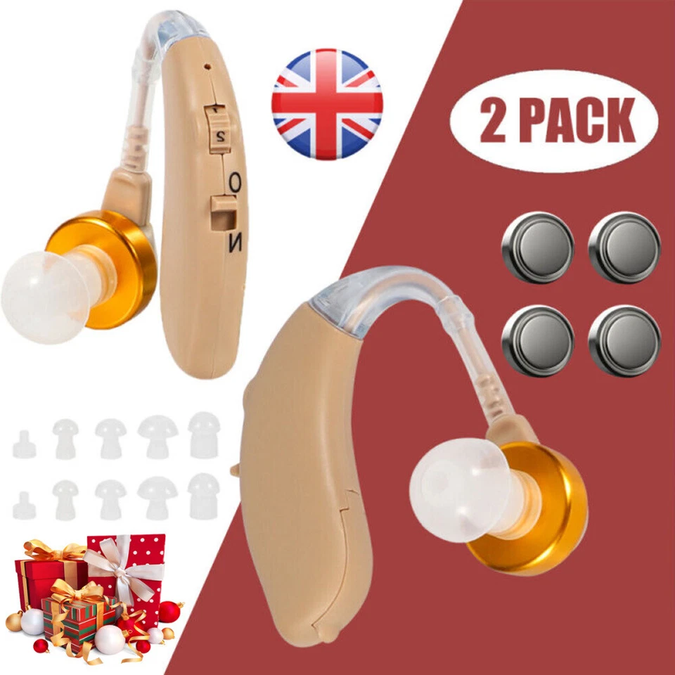 Hearing aids with Batteries for Adults Elderly Portable Digital Sound Amplifiers - Image 2 of 4