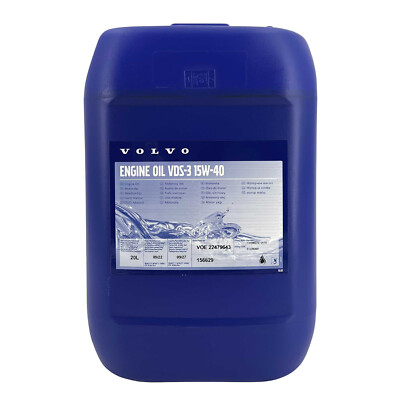 Original Volvo Engine Oil VDS-3 15W-40 LKW-Motorenöl, 20 Liter