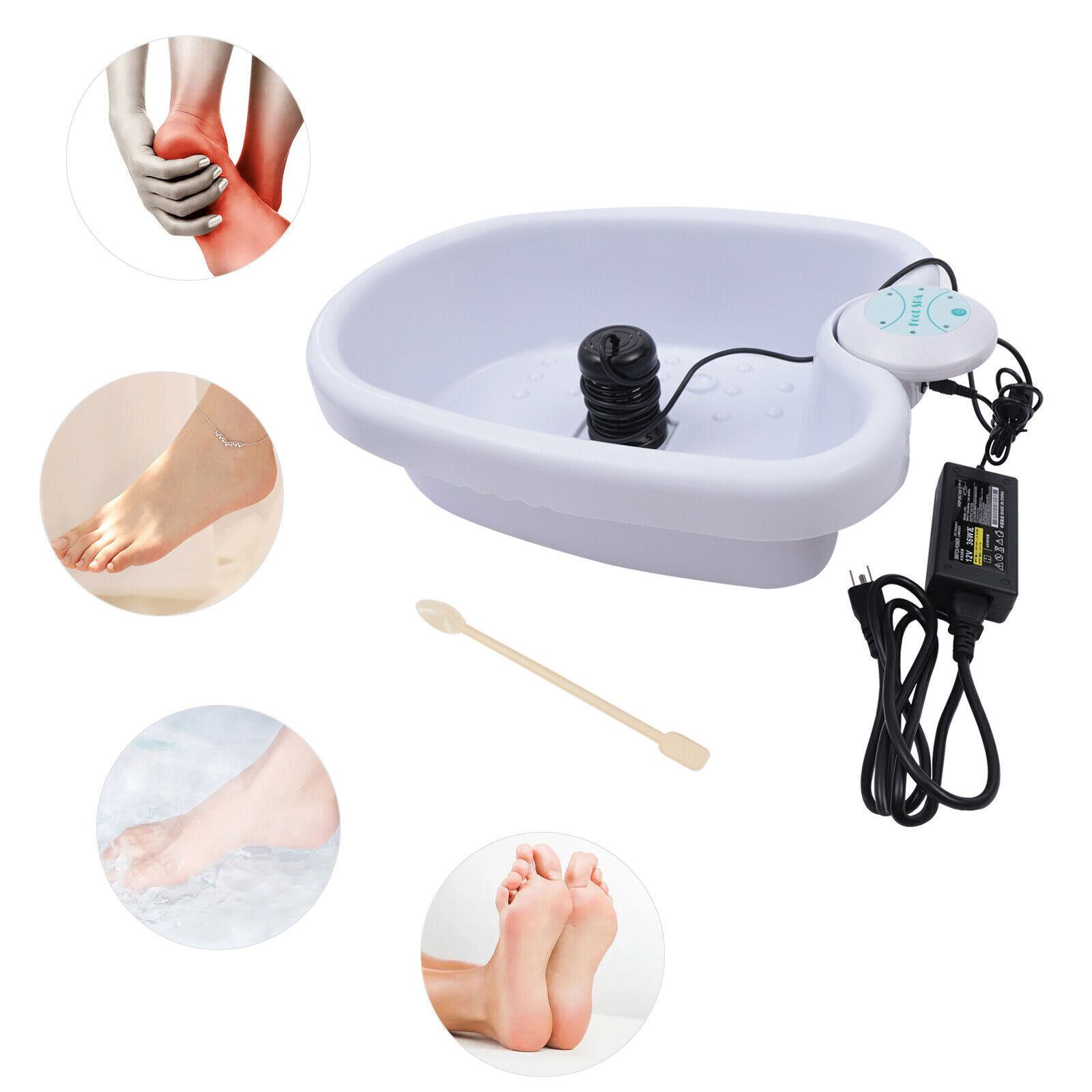 Ionic Detox Foot Bath Cleanse Spa Ion Kit Machine With Tub Basin Array