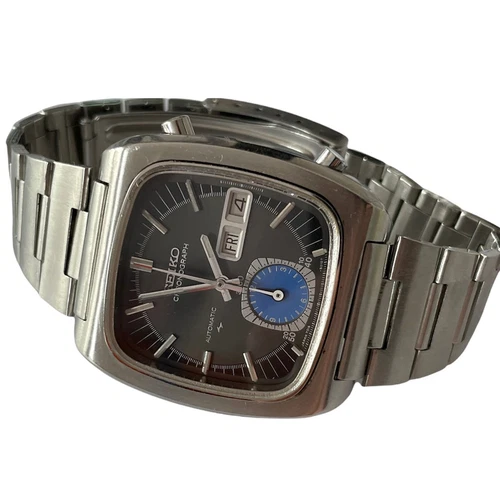 Vintage Seiko Monaco automatic chronograph men's watch 7016-5011
