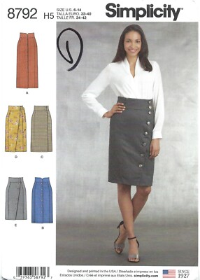 high waisted skirt pattern simplicity