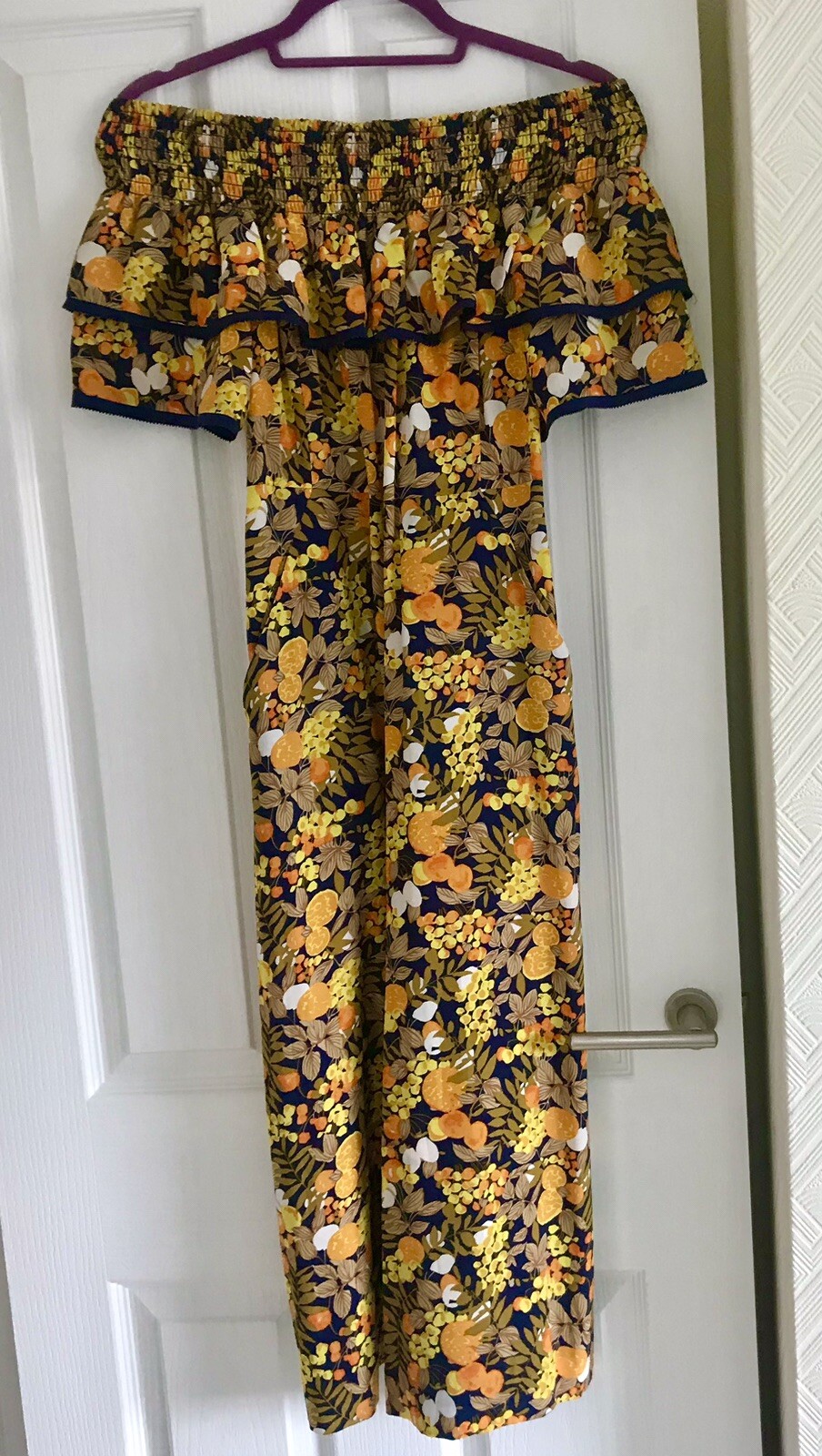 WHISTLES NADIA FLORAL SUMMERY SILK BARDOT JUMPSUIT SIZE 10 £225 eBay