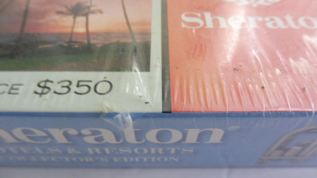 Monopoly Sheraton Hotel（非売品） RARE SEALED MONOPOLY SHERATON HOTELS RESORTS COLLECTOR'S