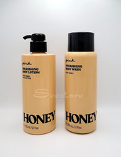 Victoria's Secret Pink Honey Nourishing Body Wash  Body Lotion 12 oz Set of 2
