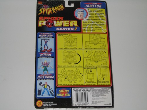 2 - 1999 Toy Biz Spider-Man figuras de acción: Peter Parker/Jameson - Imagen 5 de 5