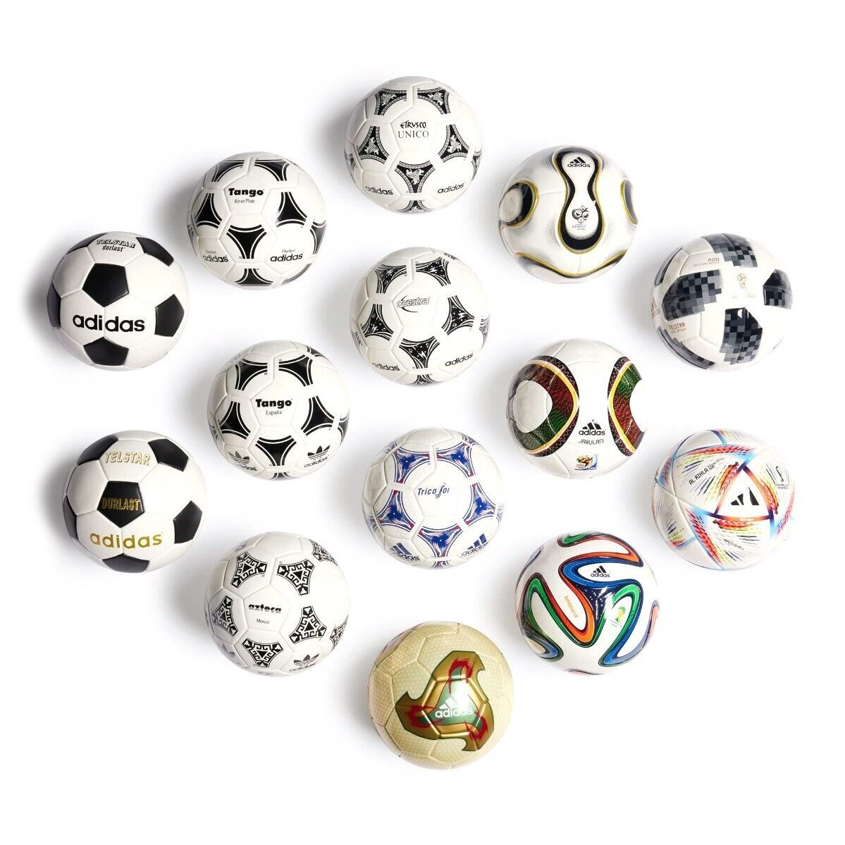 adidas Historical Soccer Mini Ball Set - US