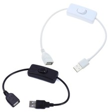 USB Cable with ON/OFF Switch Cord for USB Lamp USB Fan Power Supply Extension
