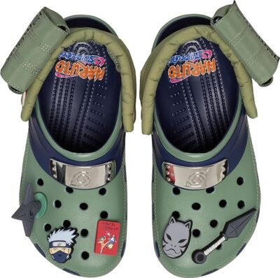 Crocs Naruto Kakashi Classic Clog Mens Size 2-7 Womens Size 4-9