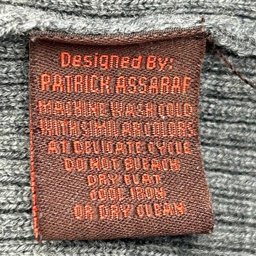 Toscano Men's Merino Wool Blend Pull Over Crewneck Ribbed Sweater Sz XL - Picture 9 of 9