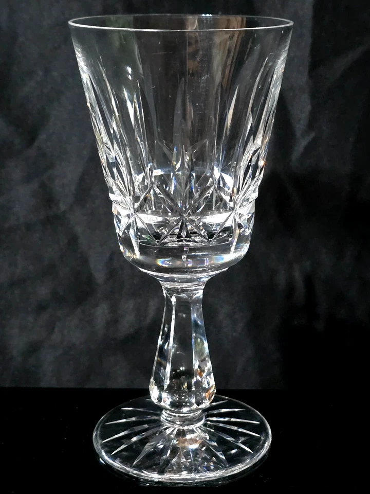 WATERFORD CRYSTAL LISMORE Hand Cut ROSSLARE 6" Claret Wine Glass   - Set Of 3 - Image 3 of 4