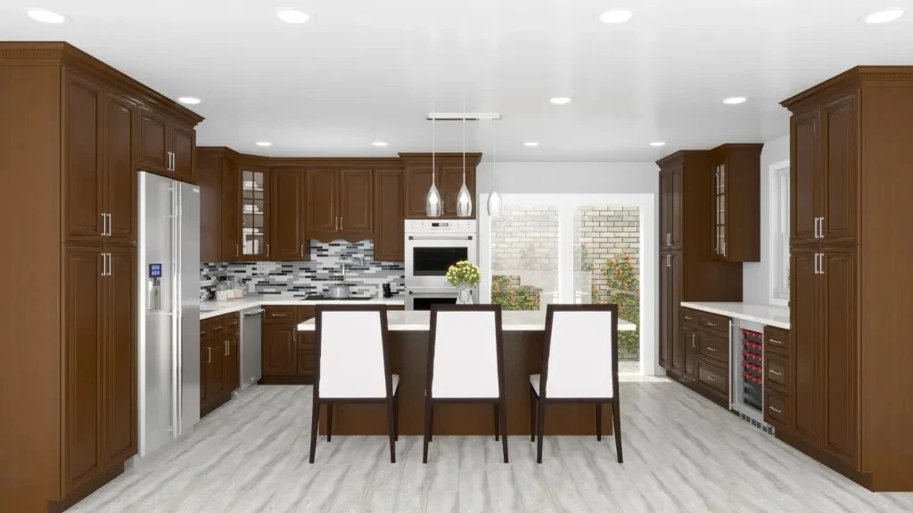 Mahogany 2024 pantry cupboards