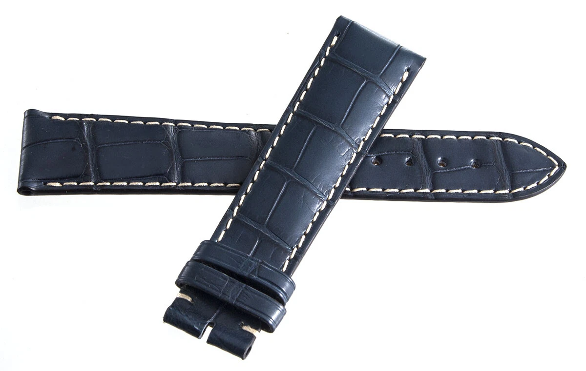 Genuine Longines 21mm x 18mm Navy Blue Watch Band Strap L682153039