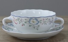 Hutschenreuther Hofgarten Suppentasse mit Unterteller/Untertasse ohne Spiegel