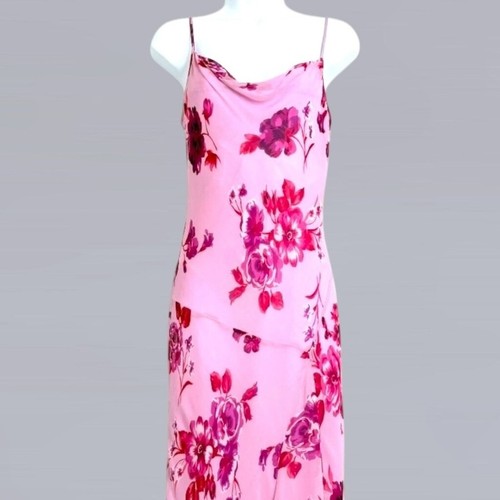 Charlotte Russe Floral Slip Dress | Babydoll | Bias Cut | Whimsygoth | Size S - Picture 8 of 11