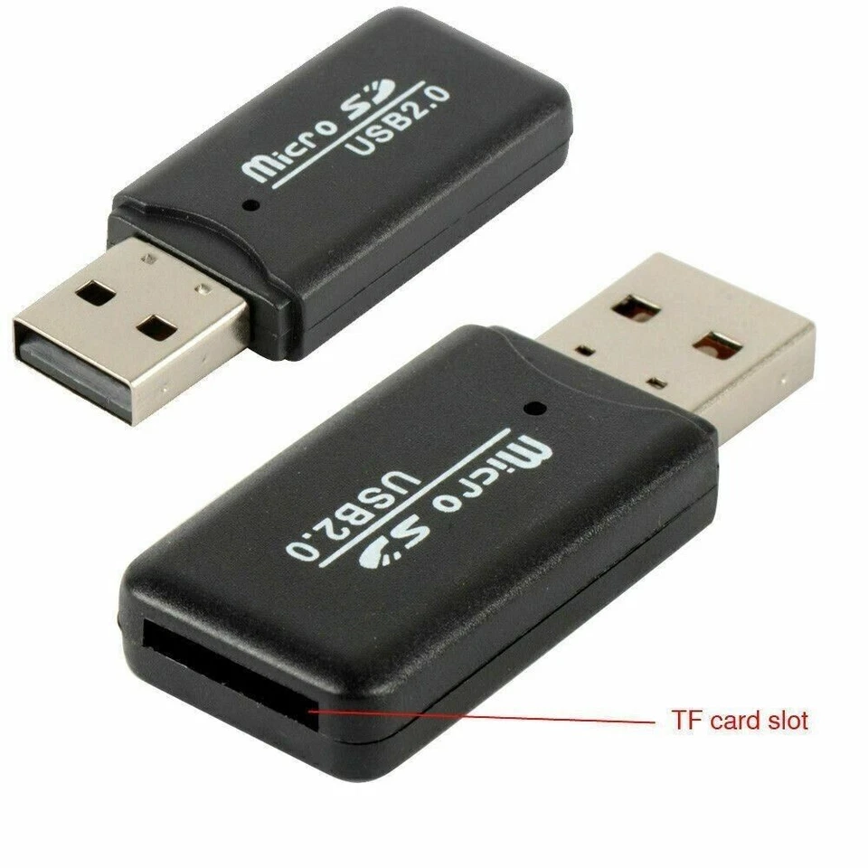 New USB Memory Card Reader USB 2.0 Adapter for Micro SD SDHC SDXC TF Hi-Speed - Image 3 of 3