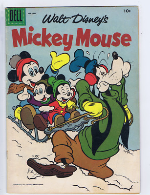 Mickey Mouse #52 Dell 1957 | eBay