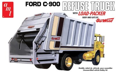 AMT/MPC AMT1247/06 - 1/25 Ford C-600 Gar Wood Müllfahrzeug - Neu