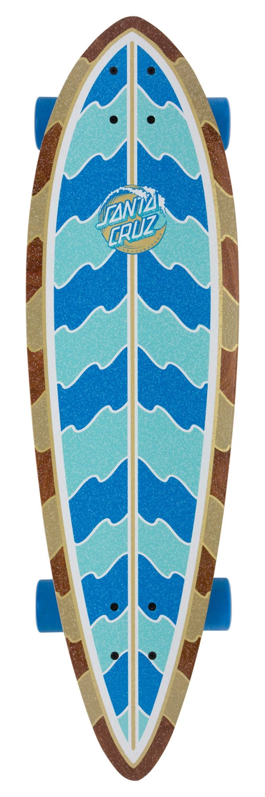Santa Cruz Stipple Wave Dot Longboard - Thumbnail 5