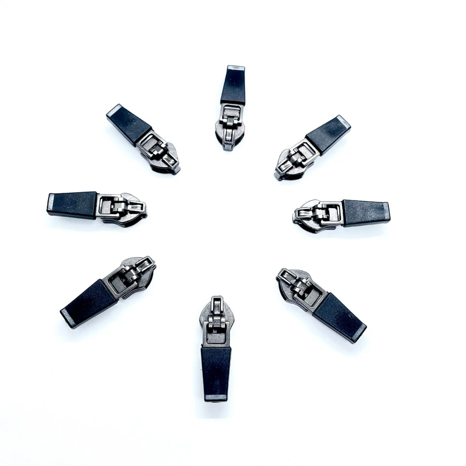 20pcs 3# 5# Nylon Zipper Slider Reverse Pull Head Installation Invisible for Bag - Image 3 of 4