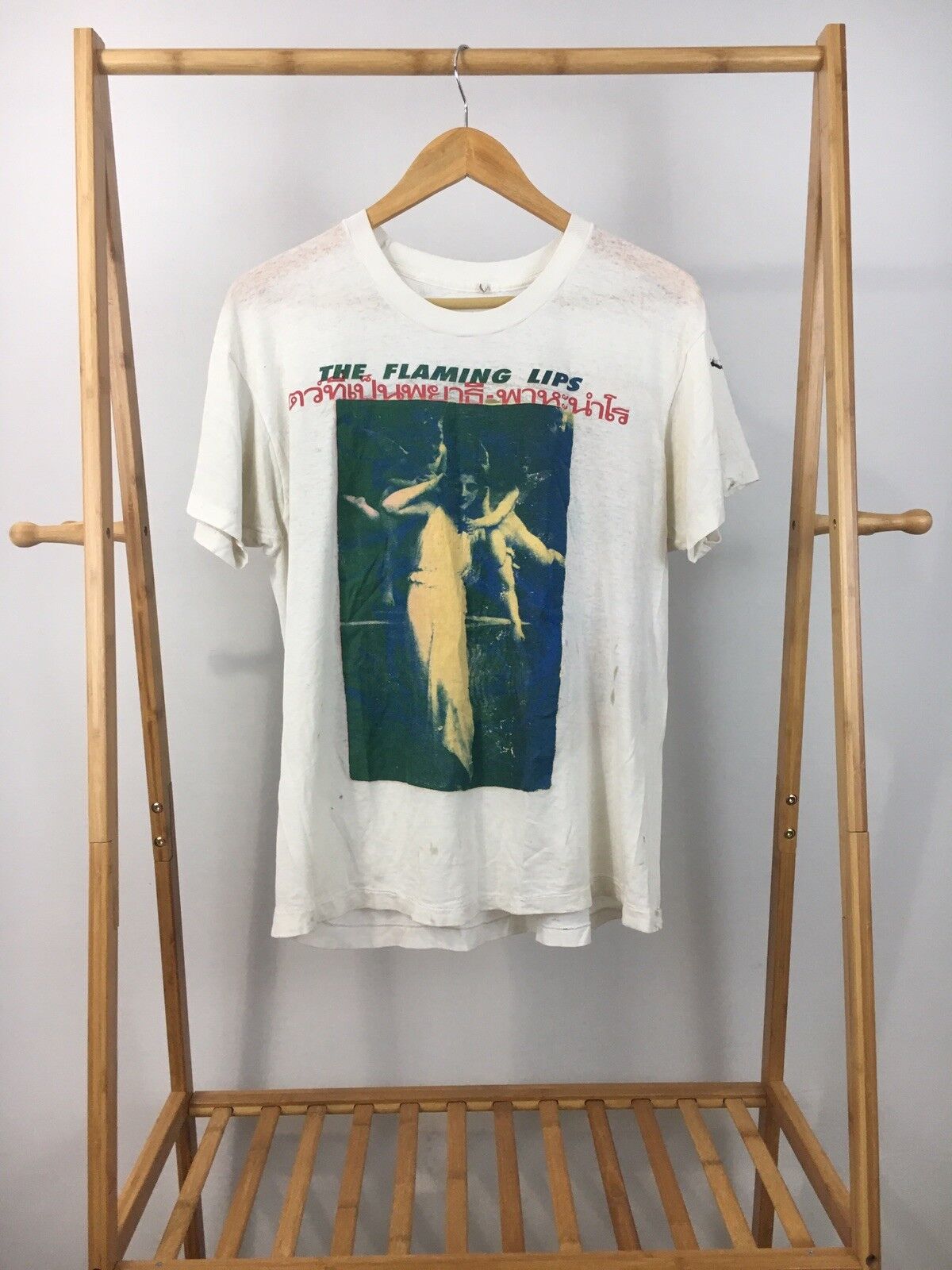 RARE VTG The Flaming Lips Thai Sonic Youth Band S… - image 1