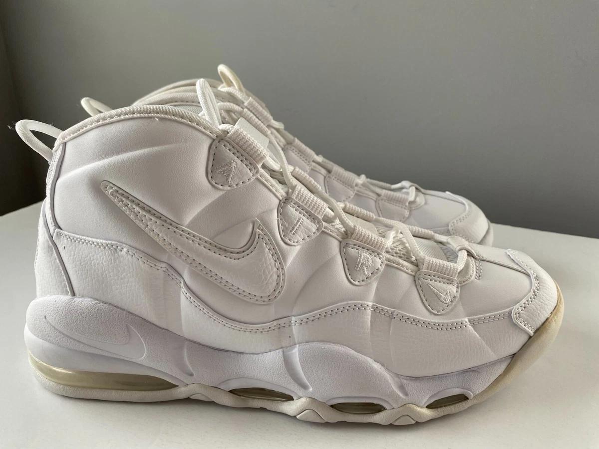 Nike Air max uptempo 95 triple white Size 9.5 used Air Max Uptempo 95 Triple White - Size 7.5 - 922935-100 - Swappa main image 2
