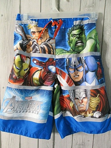 Marvel Avengers Assemble Badehose Jungen Größe Large 10/12 Boardshorts Unterteil - Bild 2 von 4