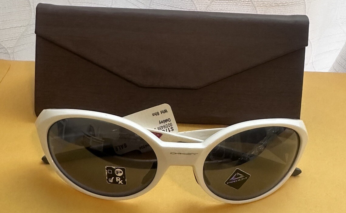New Oakley Eye Jacket Redux Prizm White/ G Oval Men's Sunglasses (OO9438 58/19)