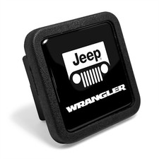 Jeep Wrangler Black Rubber Heavy-duty 2 Tow Hitch Cover