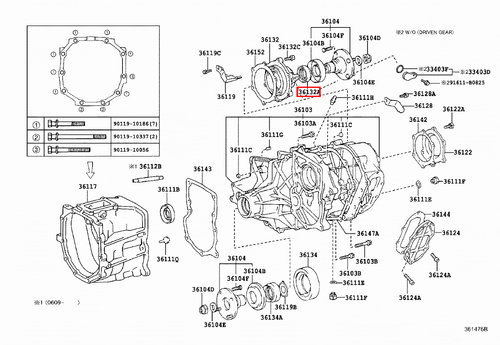 Genuine LandCruiser HZJ76 HZJ75 HZJ74 Transfer Case Rear Output Shaft Oil Seal - Picture 7 of 9