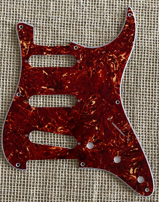 For Fender US 57' 8 screw Stratocaster Strat Guitar Pickguard,Red Tortoise
