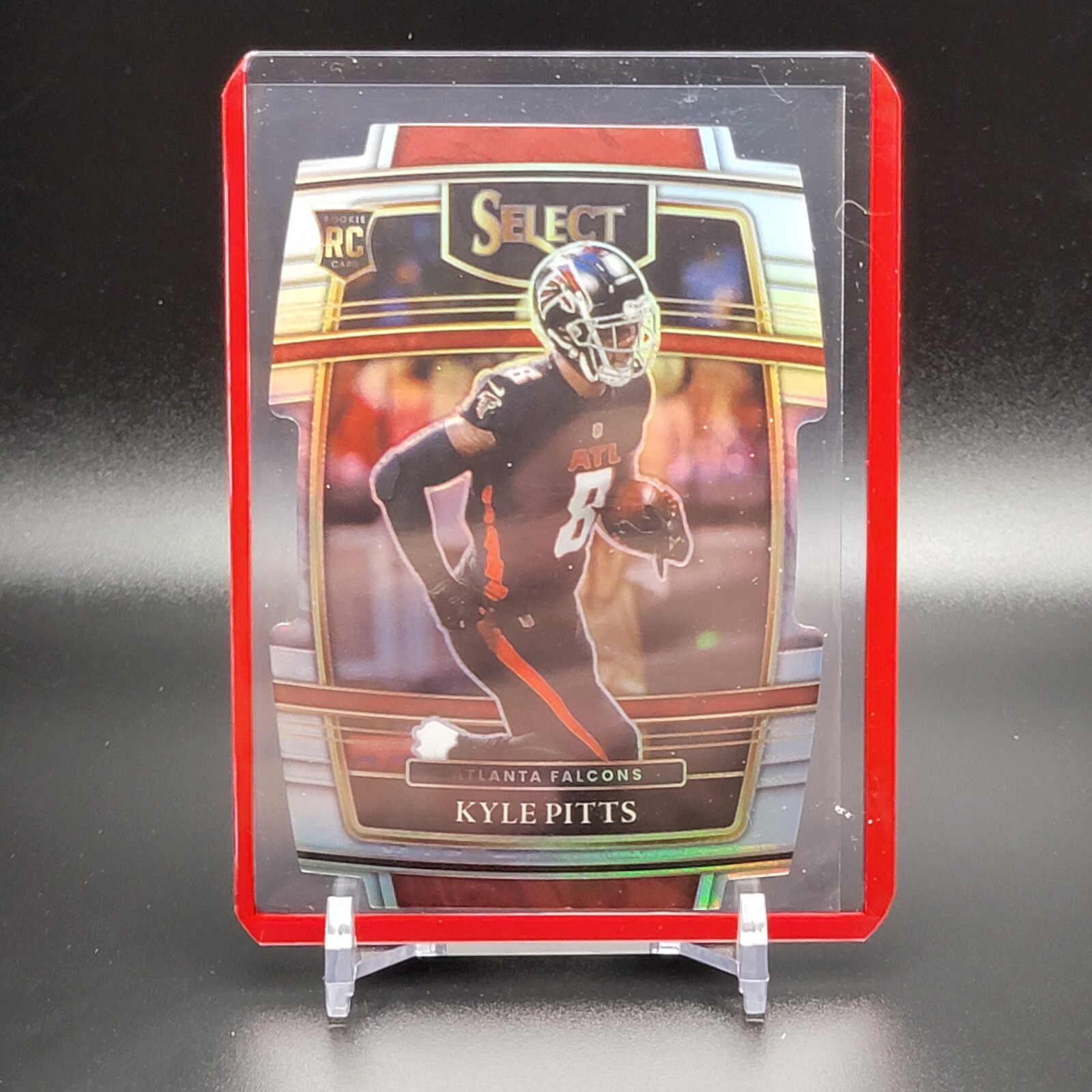 2021 Select KYLE PITTS #46 CONCOURSE Level SILVER PRIZM SP Rookie RC Falcons