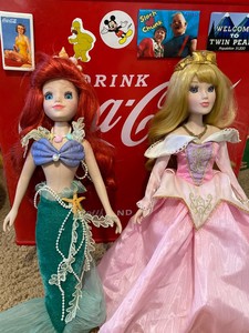 disney princess glass dolls