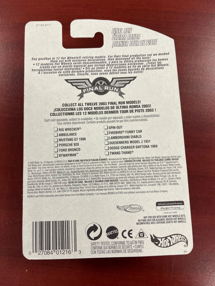 Ford Bronco 2002 Hot Wheels Metal Collection 6/12 Final Run azul A3 Foto 2 de 2