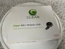 Sierra Wireless Clear 4G + Mobile USB Internet Modem AirCard 250U w/ Instruction
