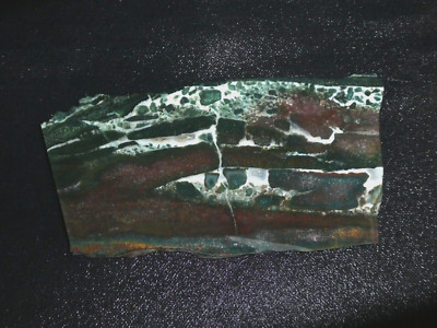 Fancy Jasper slab 5 3/4'' x 3 ''  rough--cabbing-display- science projects