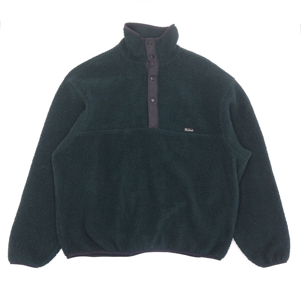 トップス woolrich polartec pullover Woolrich Polartec Burgundy Snap Pullover Fleece Sweatshirt