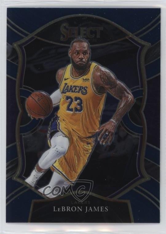 2020-21 Panini Select Concourse Retail Blue LeBron James #23 10oi