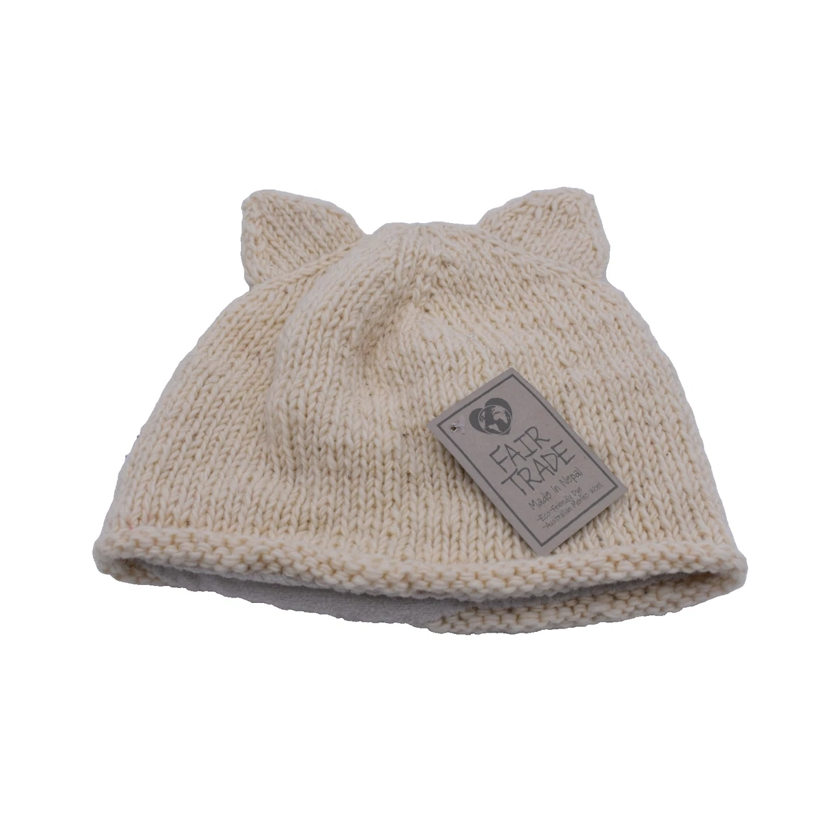 Nirvanna Designs Women’s Gray Merino Wool Knit Beanie Fleece Lined Made in Nepal Nirvanna Designs (@nirvanna.designs) • Instagram photos and  main image 2